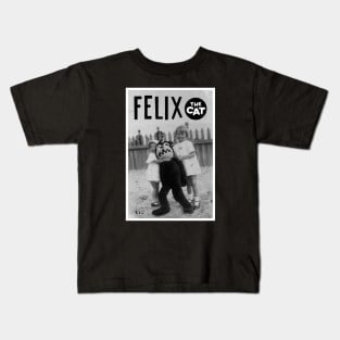 Felix the Creepy Cat Kids T-Shirt